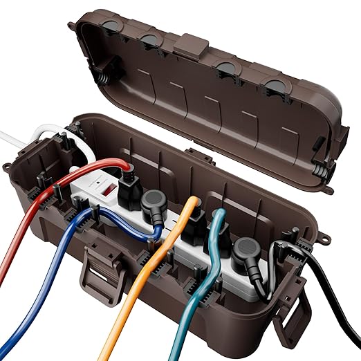 RESTMO Outdoor Electrical Box Waterproof, Extension Cord Cover | IP54 by Restmo
