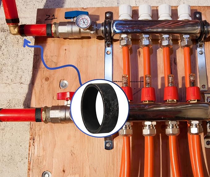 25 Pack 3/4" PEX Copper Crimp Rings | - Image 7
