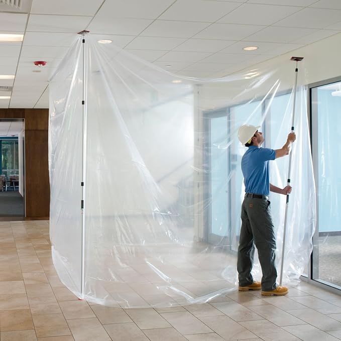 ZipWall KT20-PK6 ZipPole 20' Spring Loaded Poles - Image 3