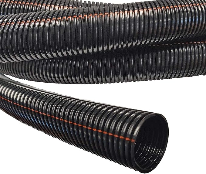 Electriduct 3/4" UV Rated Flame Retardant Wire Loom Black Nylon Split Tubing by Electriduct
