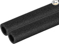 PATIKIL Pipe Insulation Foam Tube 3/8" x 3.3FT x 13/16" Black 2 Pcs | Heat by PATIKIL