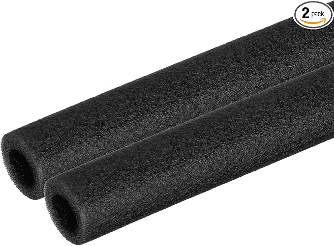 PATIKIL Pipe Insulation Foam Tube 3/8" x 3.3FT x 13/16" Black 2 Pcs | Heat by PATIKIL