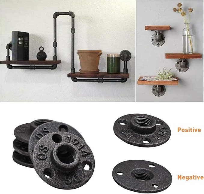 3/4" Floor Flange, 60 Pack MalleableIron Threaded Pipe Flange - Image 4