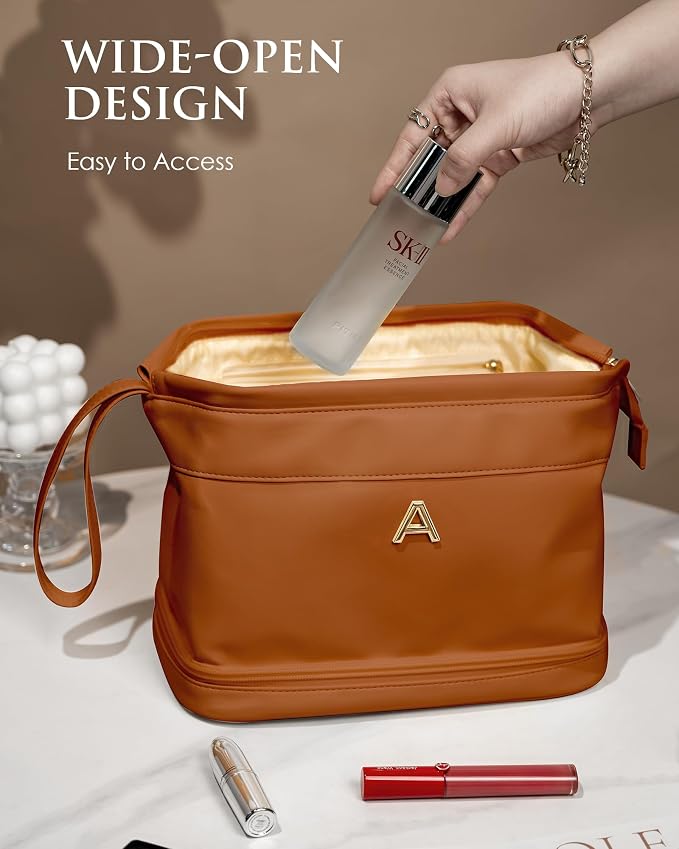 Gifts for Women, Personalized Makeup Bag, Monogrammed Gifts, Initial Double - Image 5