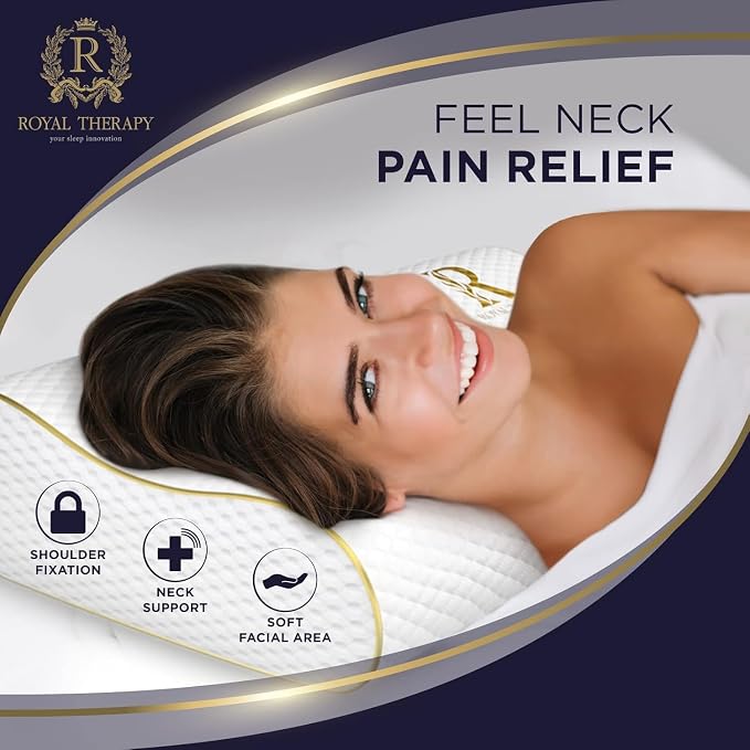 2-Pack Travel Memory Foam Pillow, Cervical - Image 5