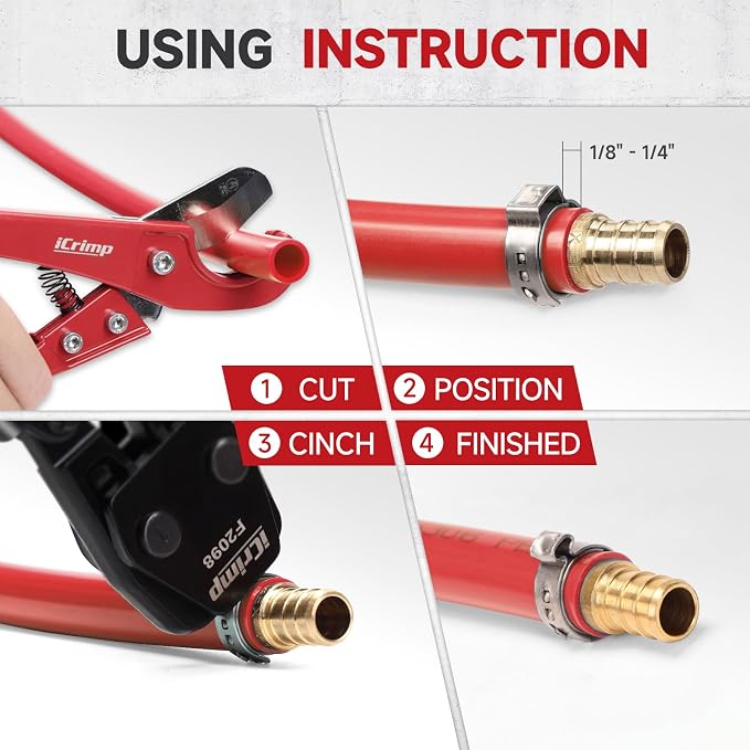 iCrimp PEX Pipe Clamp Crimping Tool Kit - Image 6