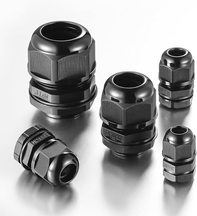 RTHIEAI 4 PCS 3/4" NPT Nylon Cable Gland Joints - Image 5