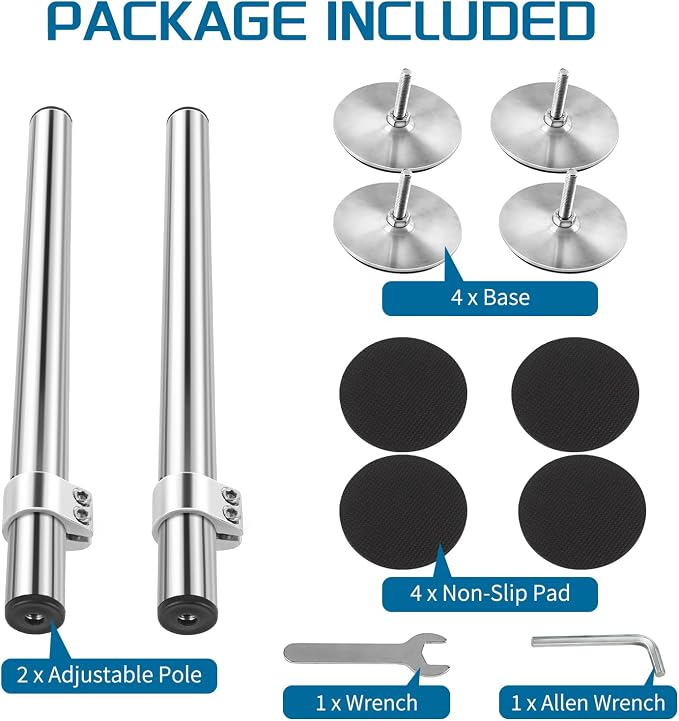 Undermount Sink Brackets, Stainless Steel, 2 Pack - Image 7