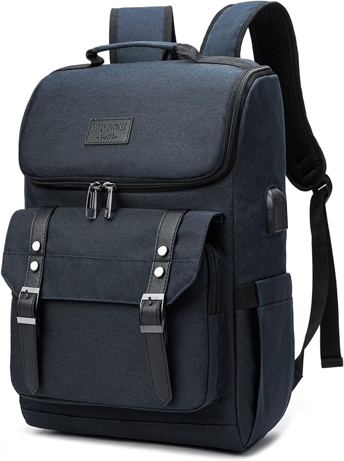 YALUNDISI Vintage Backpack Travel Laptop Backpack by YALUNDISI
