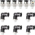 TAILONZ PNEUMATIC Elbow and Straight Combination 3/8 Inch Tube OD x 1/8 Inch by TAILONZPNEUMATIC