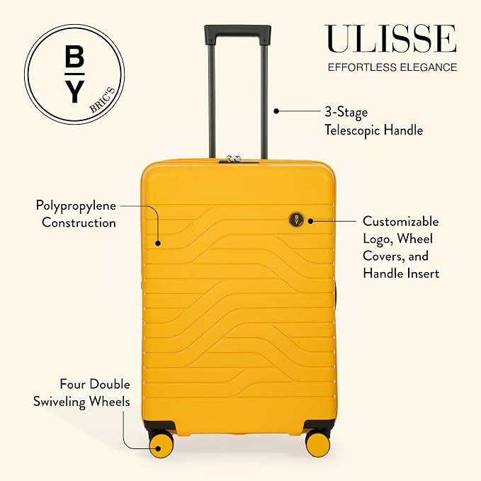 Bric's B|Y Ulisse Spinner Suitcase, Expandable Hard Shell Luggage - Image 2