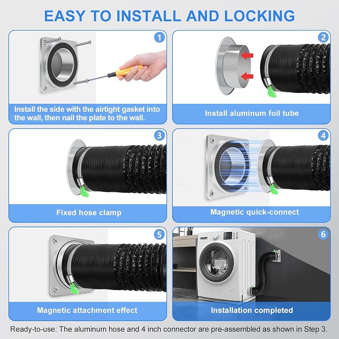 Magnetic Dryer Vent Connector Kit - Image 9