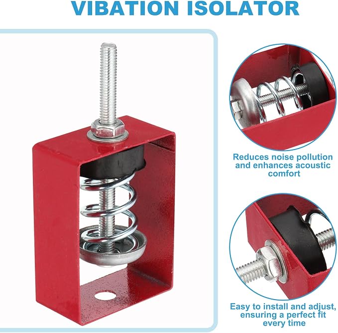 PATIKIL Ceiling Spring Vibration Isolator Hangers, 4 Pack 44lbs Mechanical - Image 3