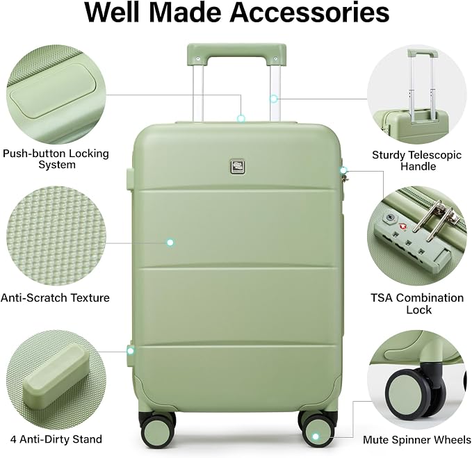 Hanke 26 Inch Luggage Large Suitcase - Image 3