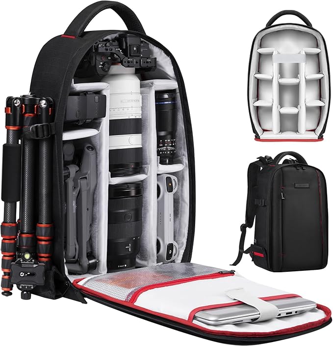 K&F CONCEPT Camera Backpack for Photographers Large Waterproof Photography by KFCONCEPT