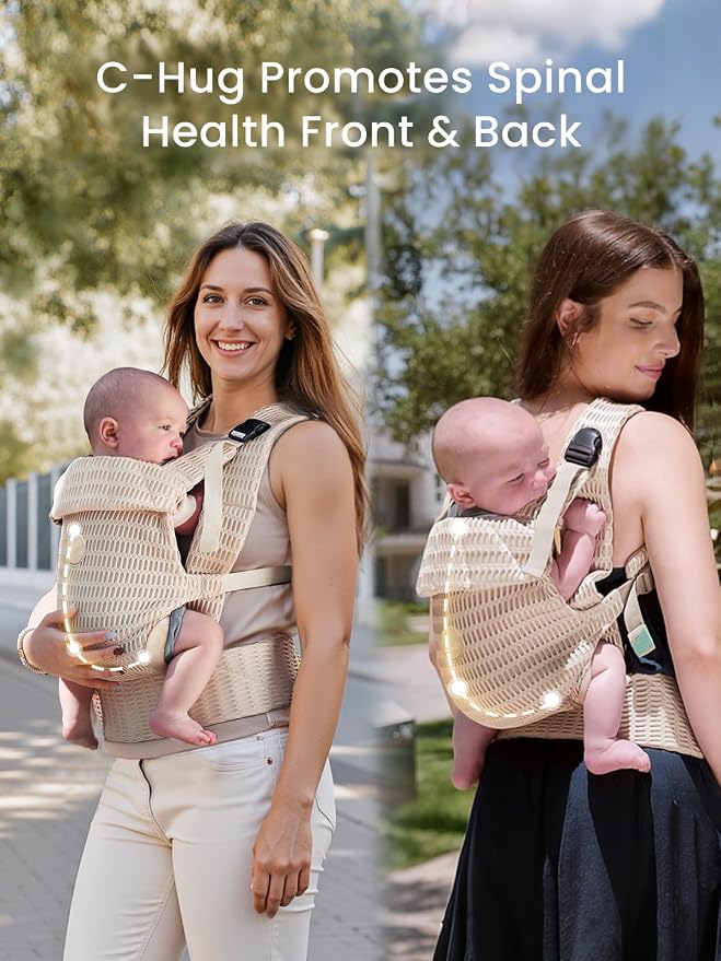 GROWNSY Baby Carrier Newborn to Toddler, Breathable Mesh Carrier - Image 4