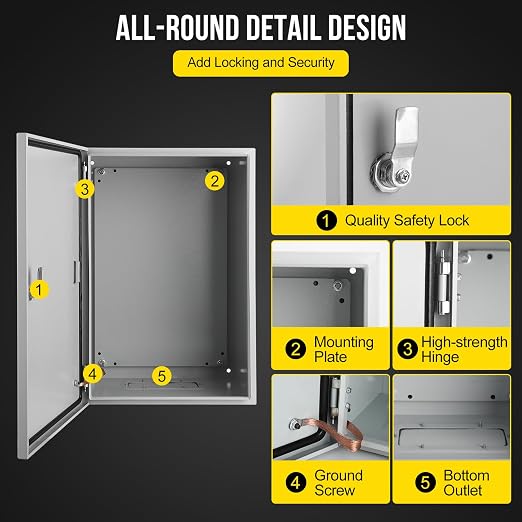 Electrical Box, IP66 Waterproof & Dustproof, Outdoor/Indoor Electrical Junction - Image 3