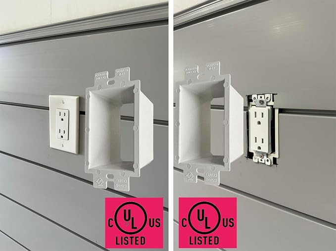 iMBAPrice IMBA-BE1 1-Gang Non-Metallic Electrical Power Outlet Box Extender - Image 6