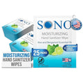 SONO Bergamot & Aloe Moisturizing Hand Sanitizer Wipes by SONO