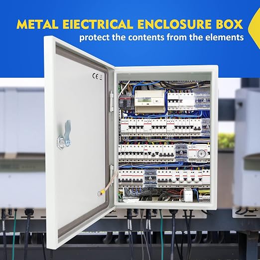 Tocretoare Outdoor Electrical Box, Steel Junction Box 16 x 12 x 8'', NEMA 4X - Image 2