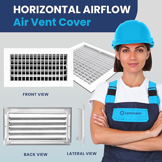 12" x 8" Duct Hole Adjustable Vent Cover - Image 2