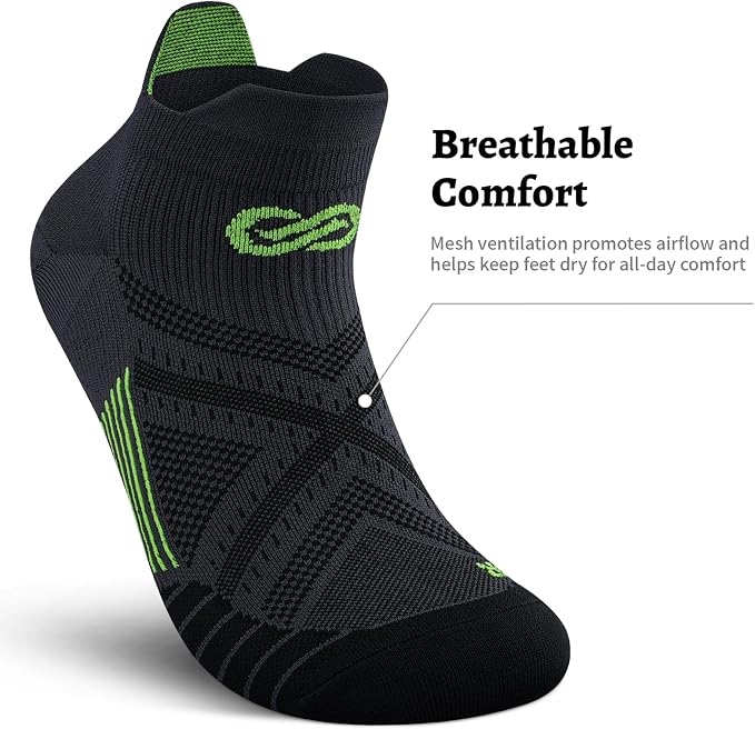 PAPLUS Ankle Compression Sock for Men and Women 2/4/6 Pairs, Low Cut - Image 5