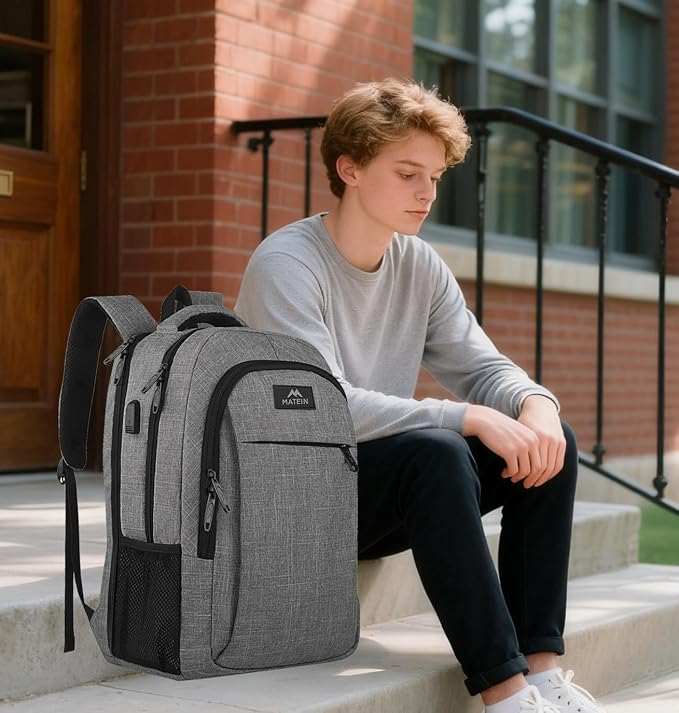 17 Inch Laptop Backpack, MATEIN TSA Large Backpack - Image 5