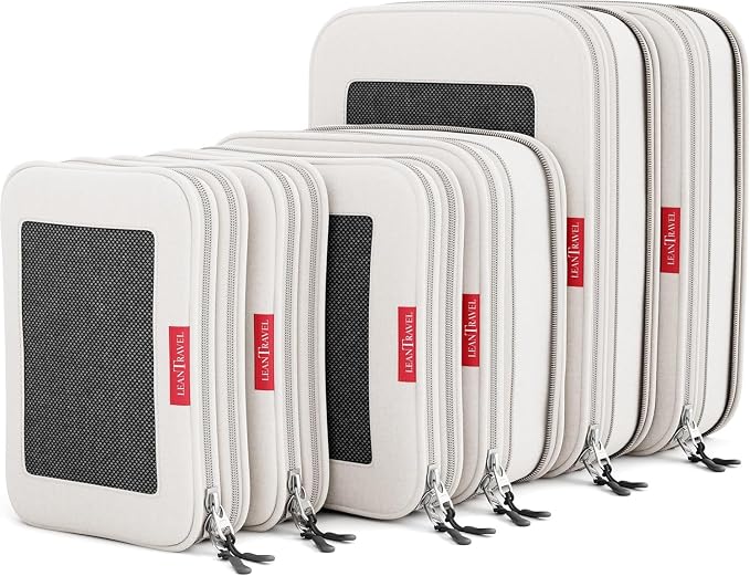 LeanTravel Compression Packing Cubes by LeanTravel