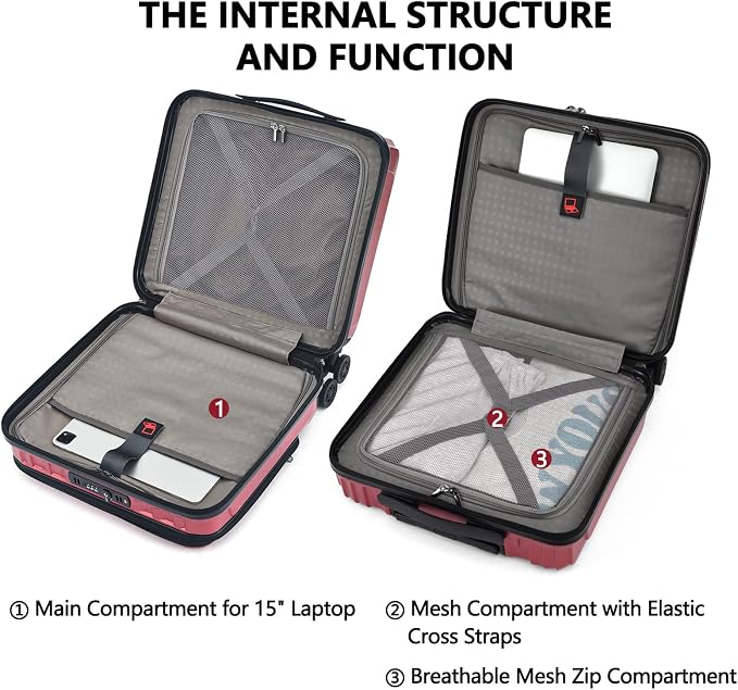 TydeCkare 16" Carry on Luggage - Image 5