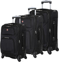 SwissGear Sion 3-Piece Set, Softside Expandable Luggage – 21 Inch Carry-On & 25 by SwissGear