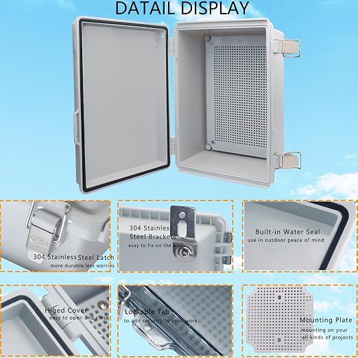 Waterproof Junction Box, ABS Plastic Electrical Box - Image 3