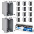 1-Gang New Work Outlet Juction Box by OhLectric