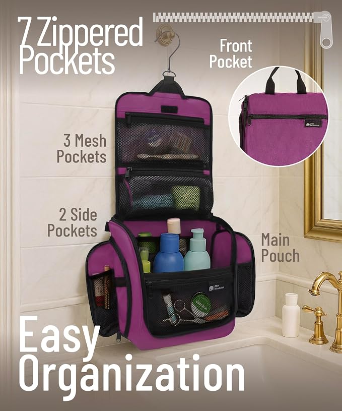 DD D&D Wanderlust D&D Hanging Travel Toiletry Bag - Image 2