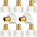 Fabbay 8 Pack 1/2 Inch Pex Fittings 1/2" NPT Female Threaded Swivel Adapter | by Fabbay