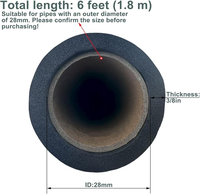 Insulation Foam Pipe Used for air Conditioning Pipe Insulation, Outdoor Water - Image 5