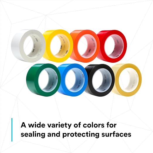 3M Vinyl Tape 471, 1 in x 36 yd, 1 Roll - Image 8