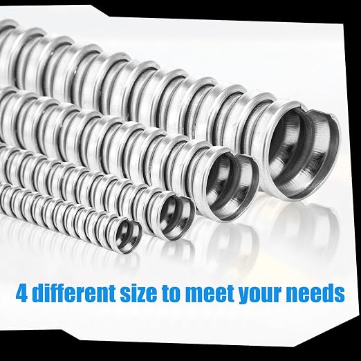 Yaocom 3/4 Inch Metal Flexible Conduit 50 ft, Galvanized Reduced Wall | Outdoor - Image 5