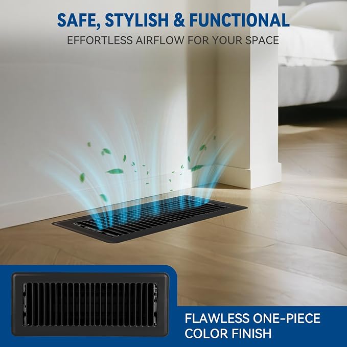 4" x 12" Floor Register Vent Covers 6-Pack - Image 3