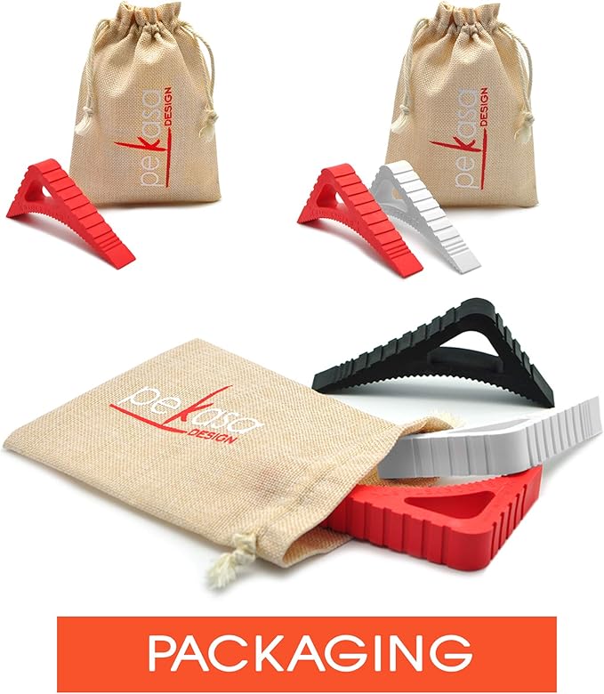Pekasa Door Stopper & Window Stopper, Rubber Door Stop, Door Wedge Stopper - Image 7