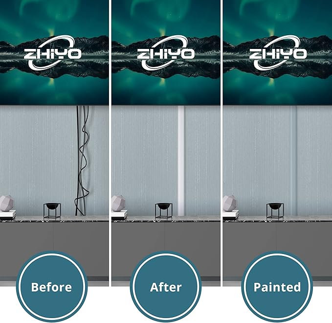 ZhiYo 43" Cord Covers for Wires on Wall, 0.95" W x 0.47" | Fits 2-3 Cords - Image 4