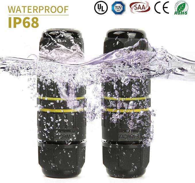 IP68 Outdoor Waterproof Junction Box Electrical Cable Connector, M16 - Image 2