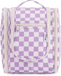 Narwey Small Checkered Hanging Travel Toiletry Bag by Narwey