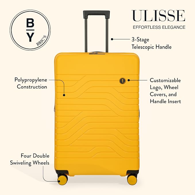 Bric's B|Y Ulisse Spinner Suitcase, Expandable Hard Shell Luggage - Image 2