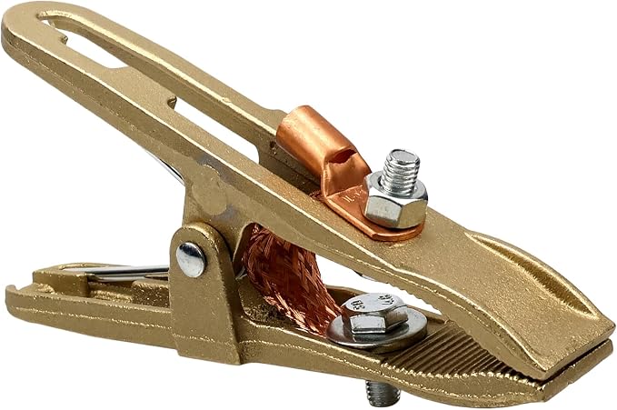 500-Amp Welding Ground Clamp, Brass A-shape Earth Clamp by Unknown
