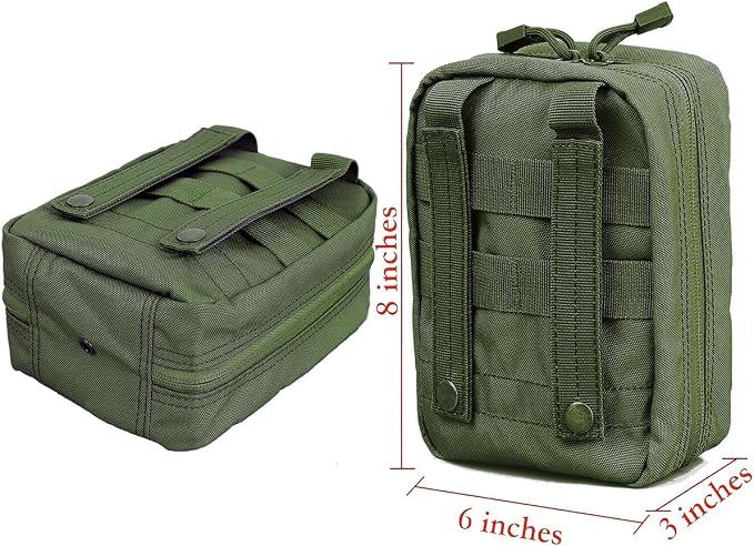 Carlebben EMT Pouch MOLLE Ifak Pouch Tactical MOLLE Medical First Aid Kit - Image 5