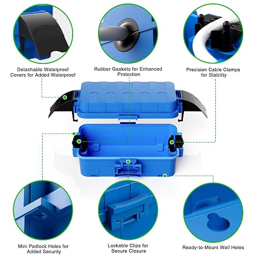IP55 Small Outdoor Electrical Box Waterproof, - Image 6