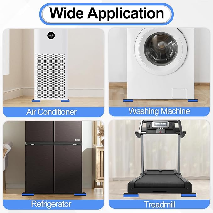 16 Pack Anti Vibration Pads for Washing Machine 4"x4"x7/8", Sound Isolation - Image 3