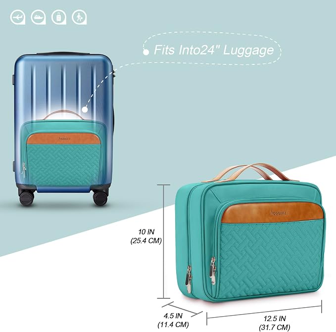 Travel Hanging Toiletry Bag for Women, Cruise Ship Essentials, - Image 7