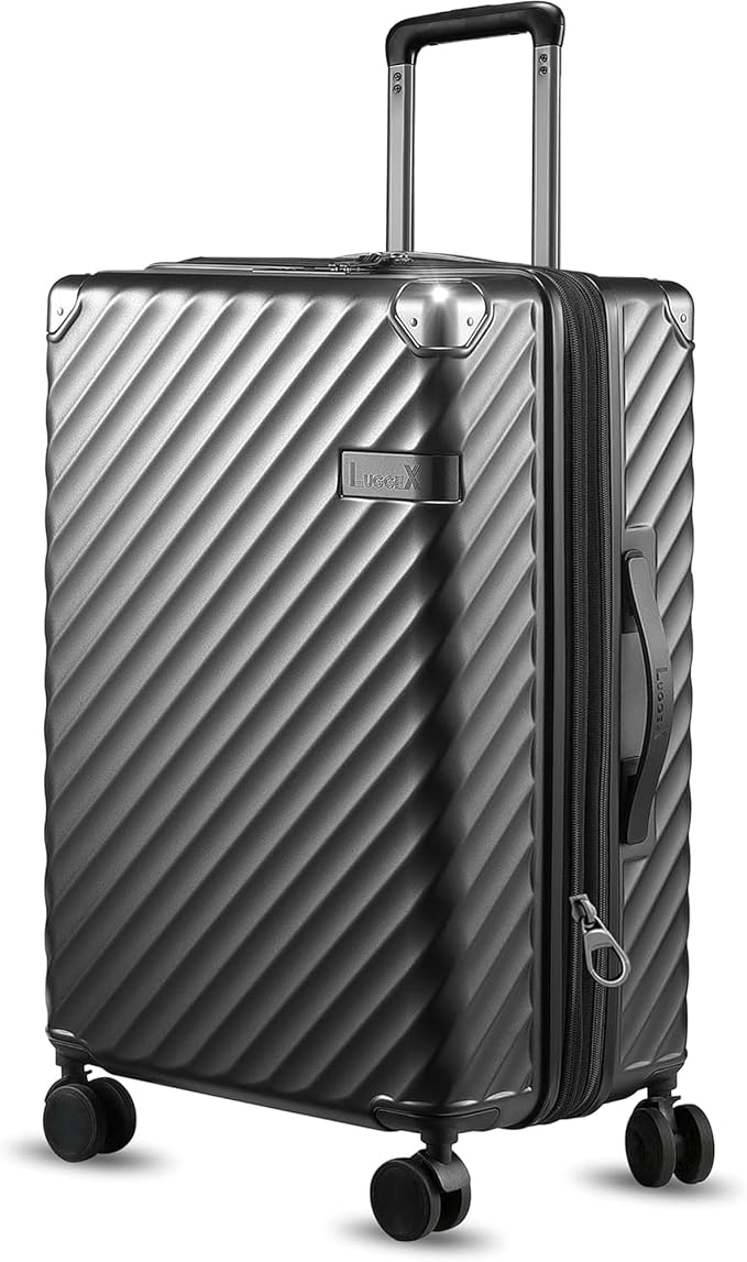 LUGGEX Luggage with Spinner Wheels, Polycarbonate Expandable Hard Shell Suitcase by LuggeXLUGGAGE