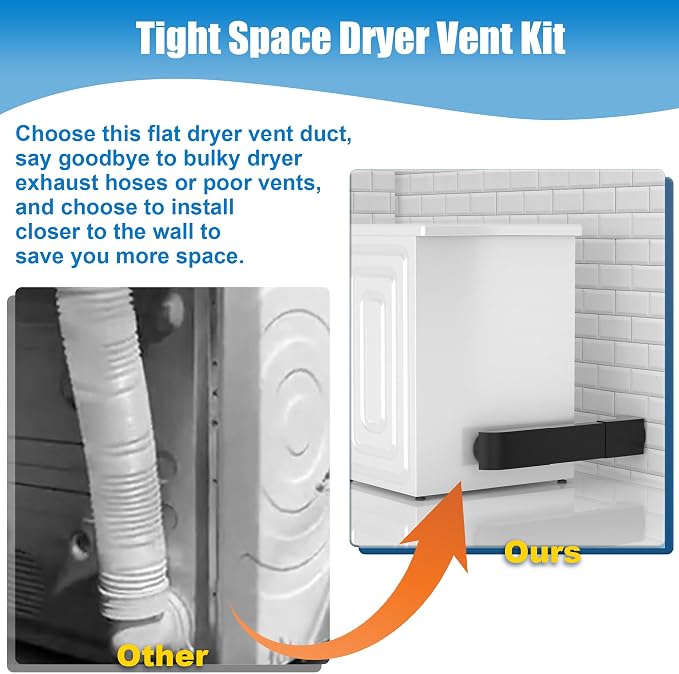 17.7-29.5" Telescoping Dryer Vent Connector Kit, 304 Stainless Steel Periscope - Image 7